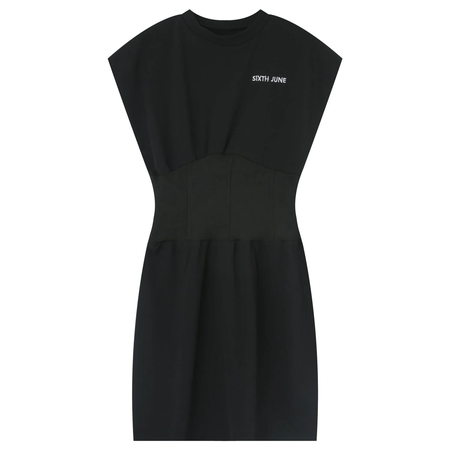 Robe courte corset Noir - Image 6