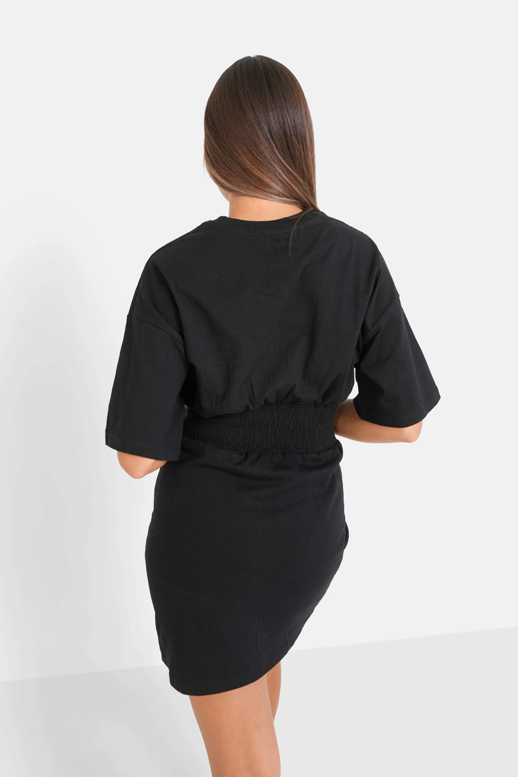 CORSET logo s/s mini dress - Image 5