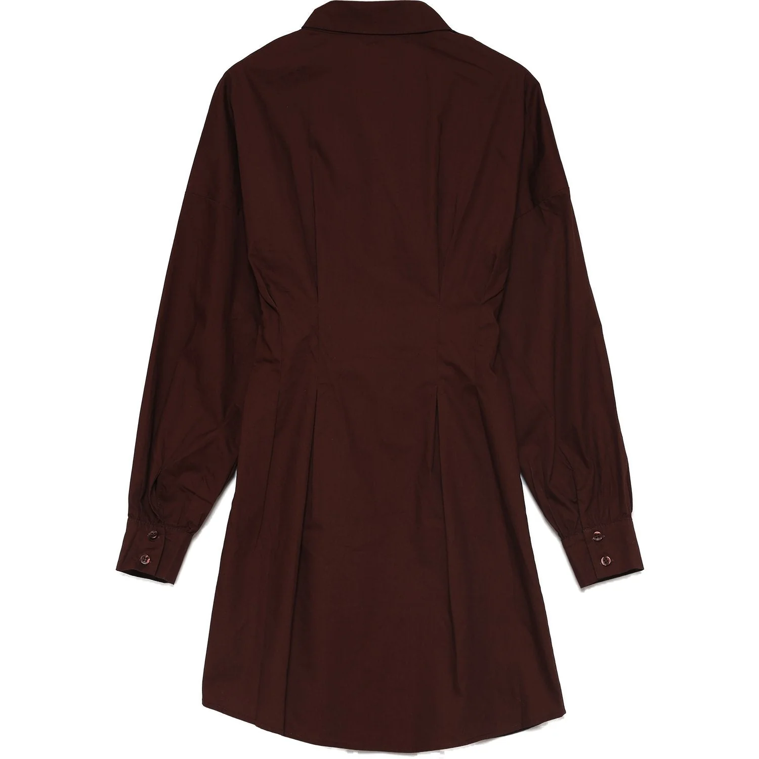 Robe chemise corset Marron - Image 6