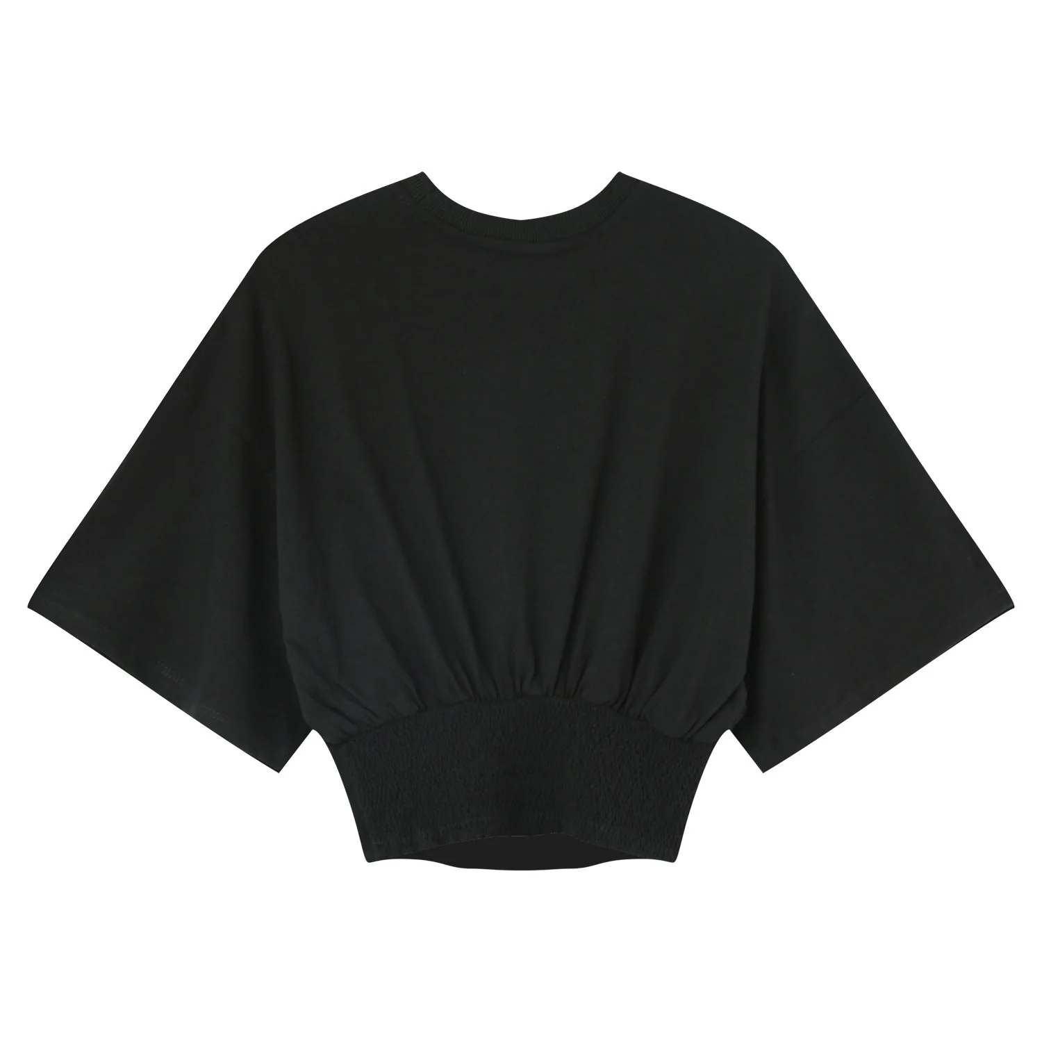 T-shirt corset court Noir - Image 7