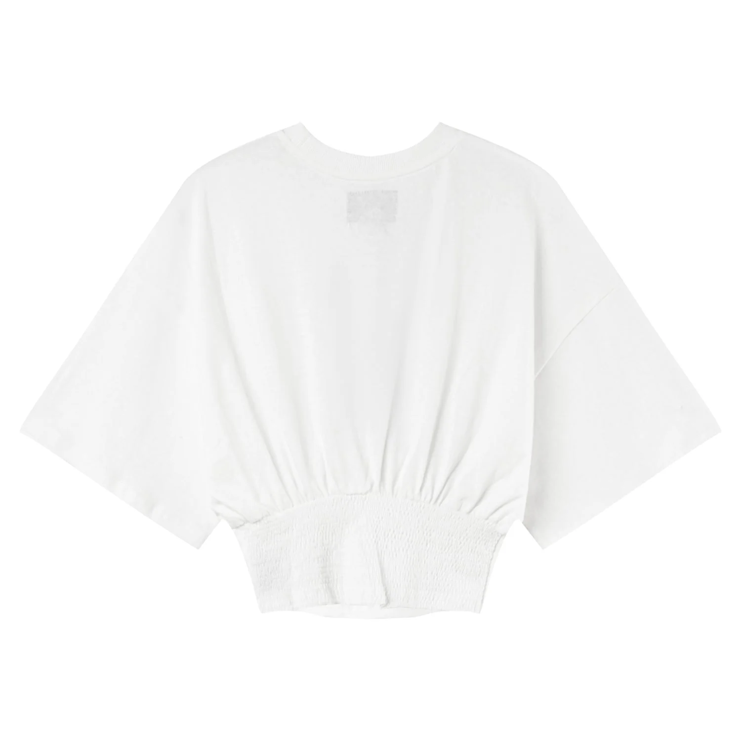 T-shirt corset court Blanc cassé - Image 7