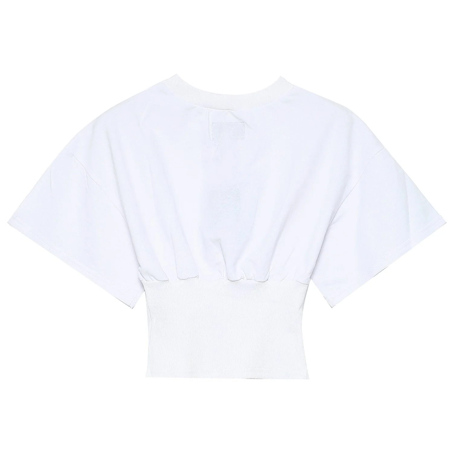 T-shirt corset court blanc - Image 6