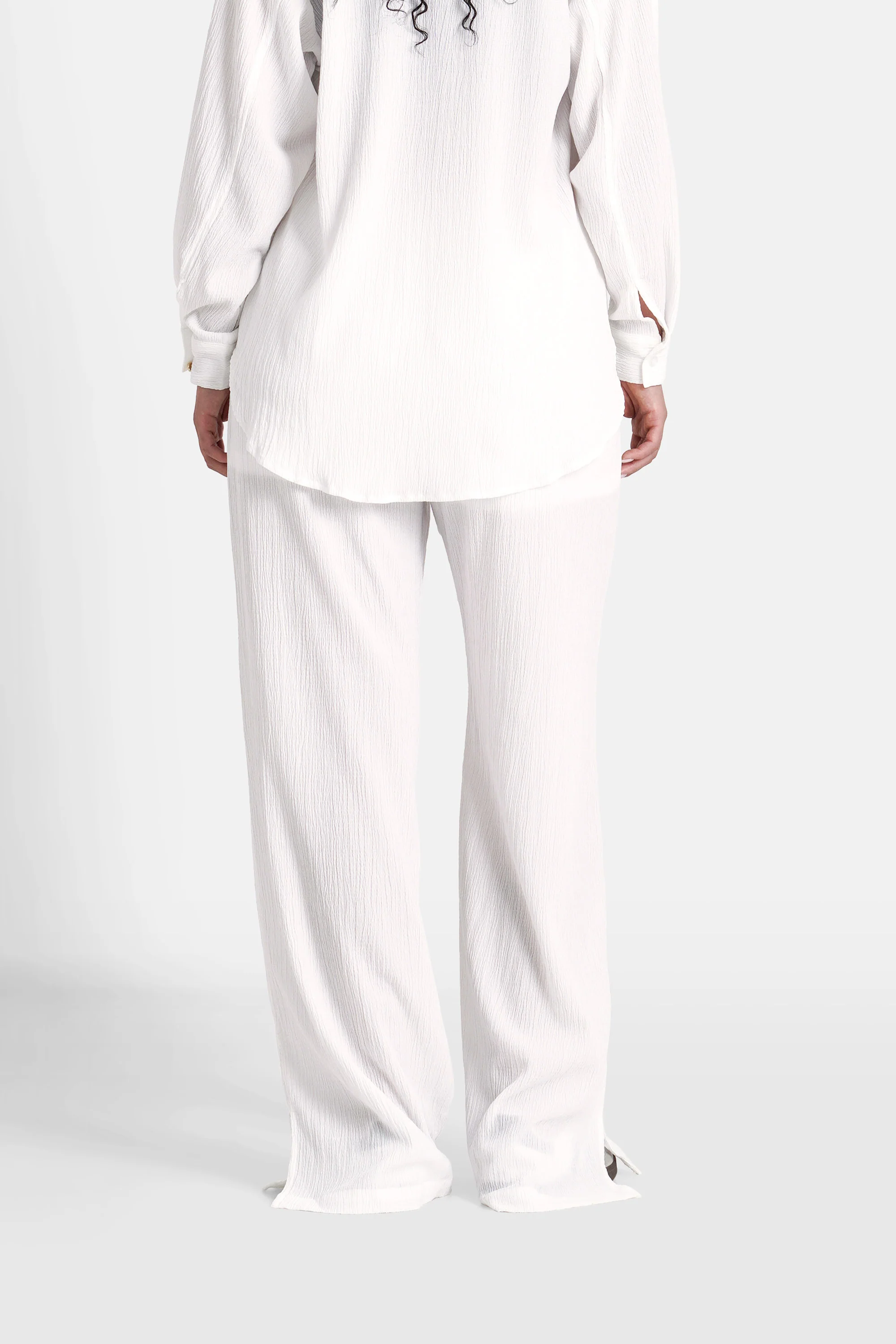 TEXTURED wide pant - Image 5