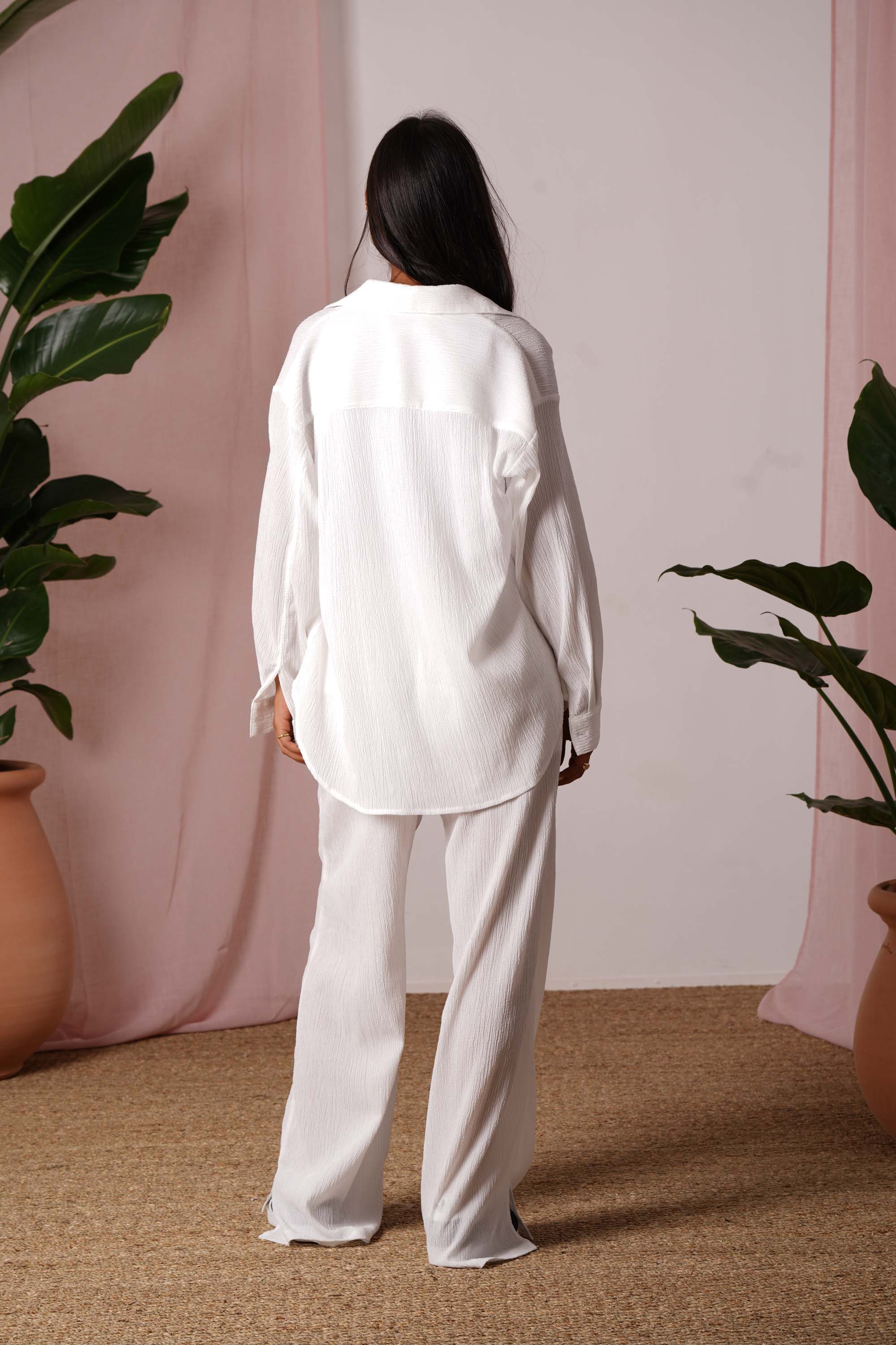 TEXTURED wide pant - Image 7