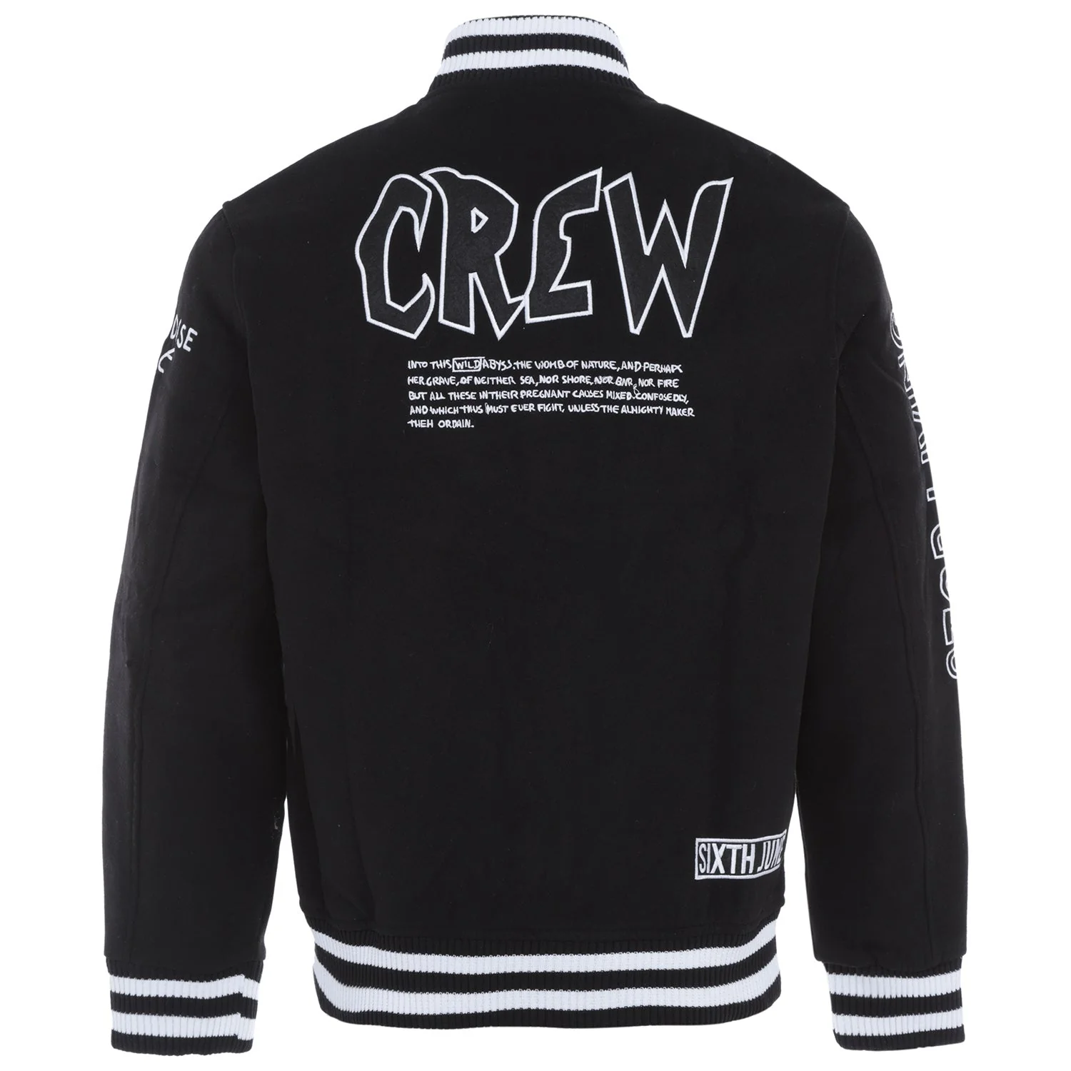 Veste customisée crew Noir - Image 7