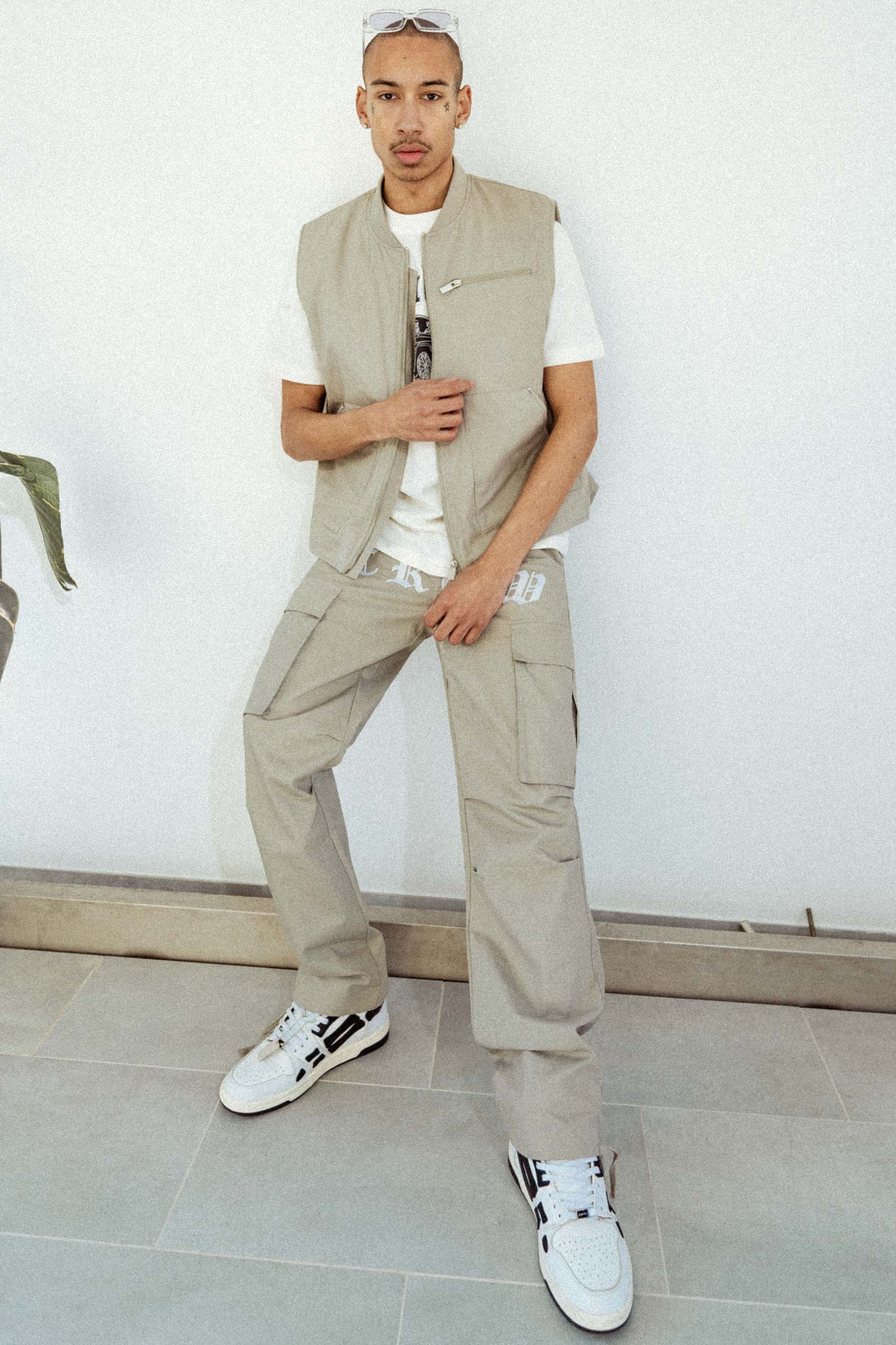 Pantalon crew résistant Gris clair - Image 6