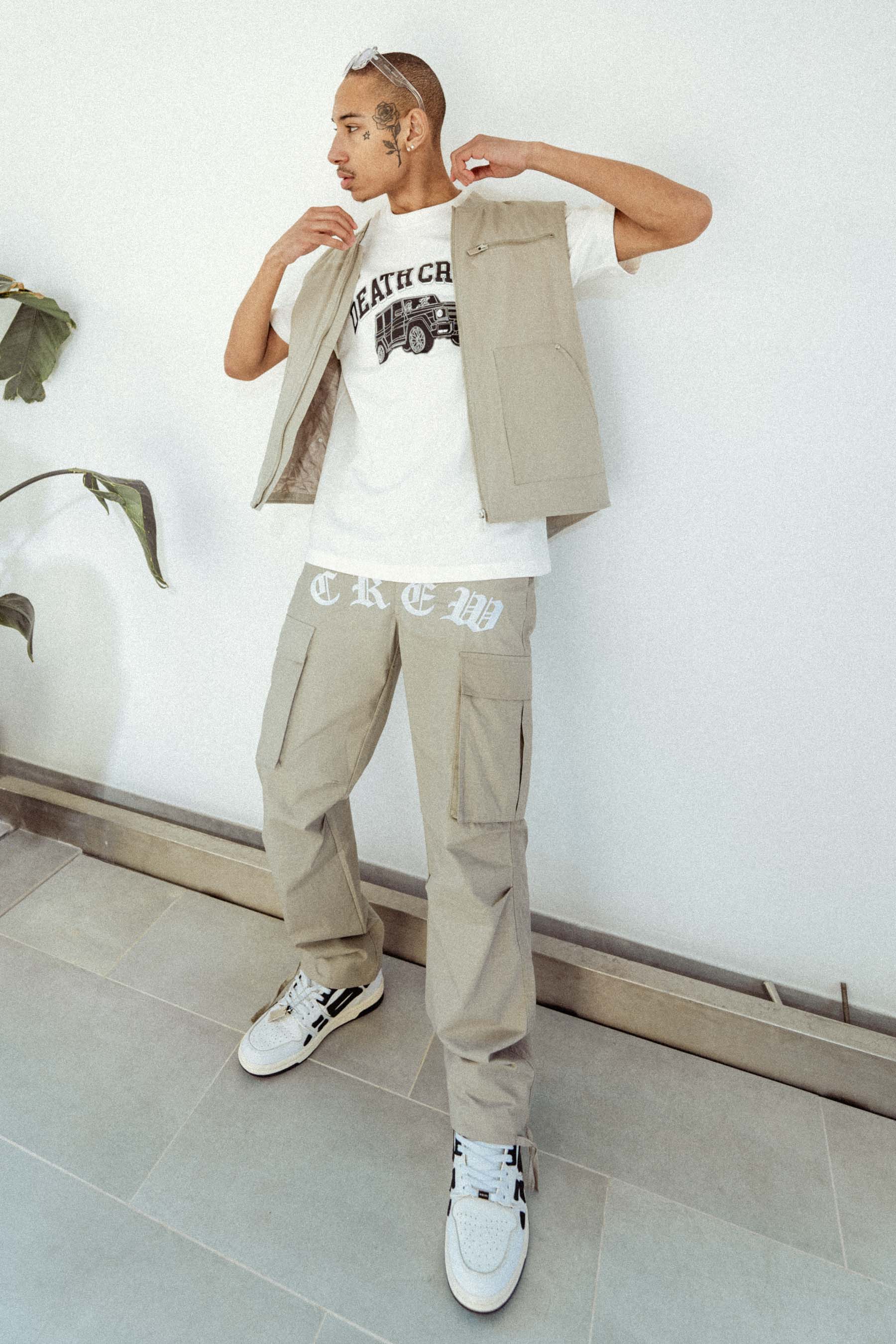 Gilet zip Crew Gris clair - Image 6