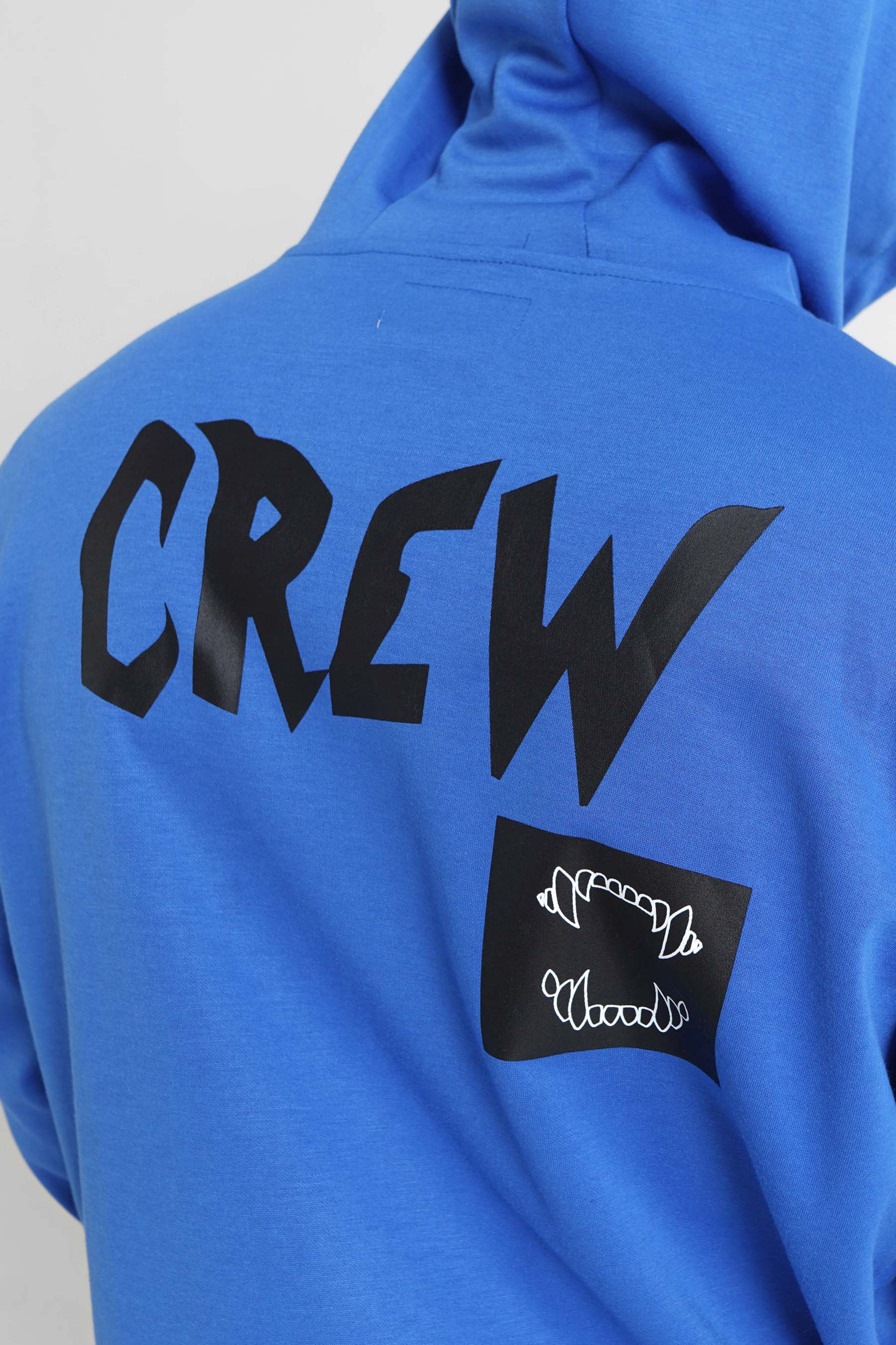 Sweat à capuche crew Bleu foncé - Image 4