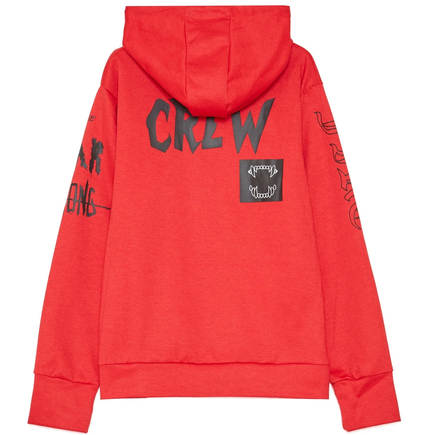 Sweat à capuche crew Rouge - Image 7