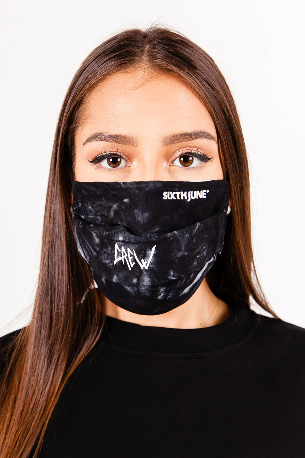 Masque tie dye CREW noir - Image 3