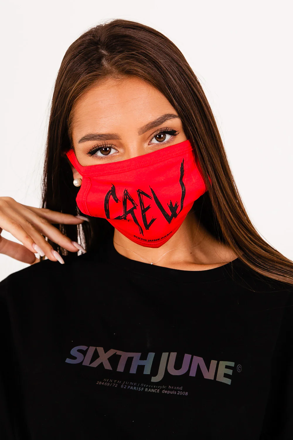 Masque crew rouge - Image 4