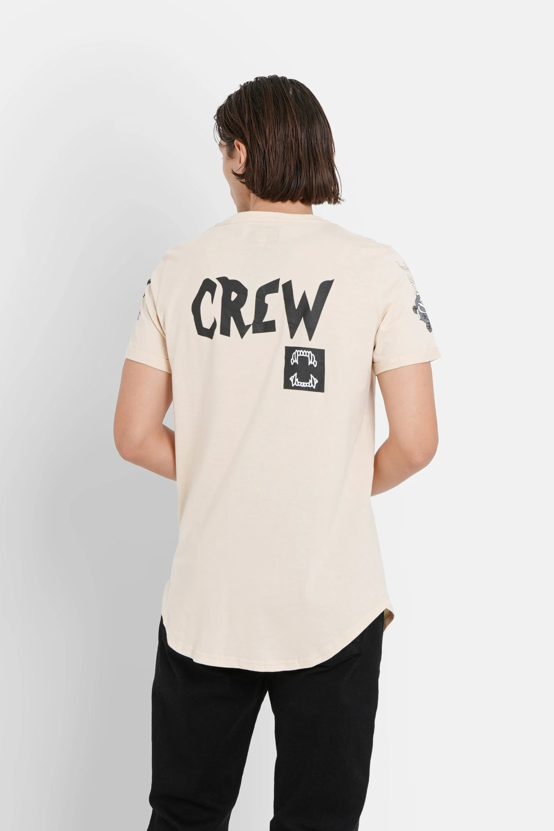 T-shirt crew Beige - Image 5