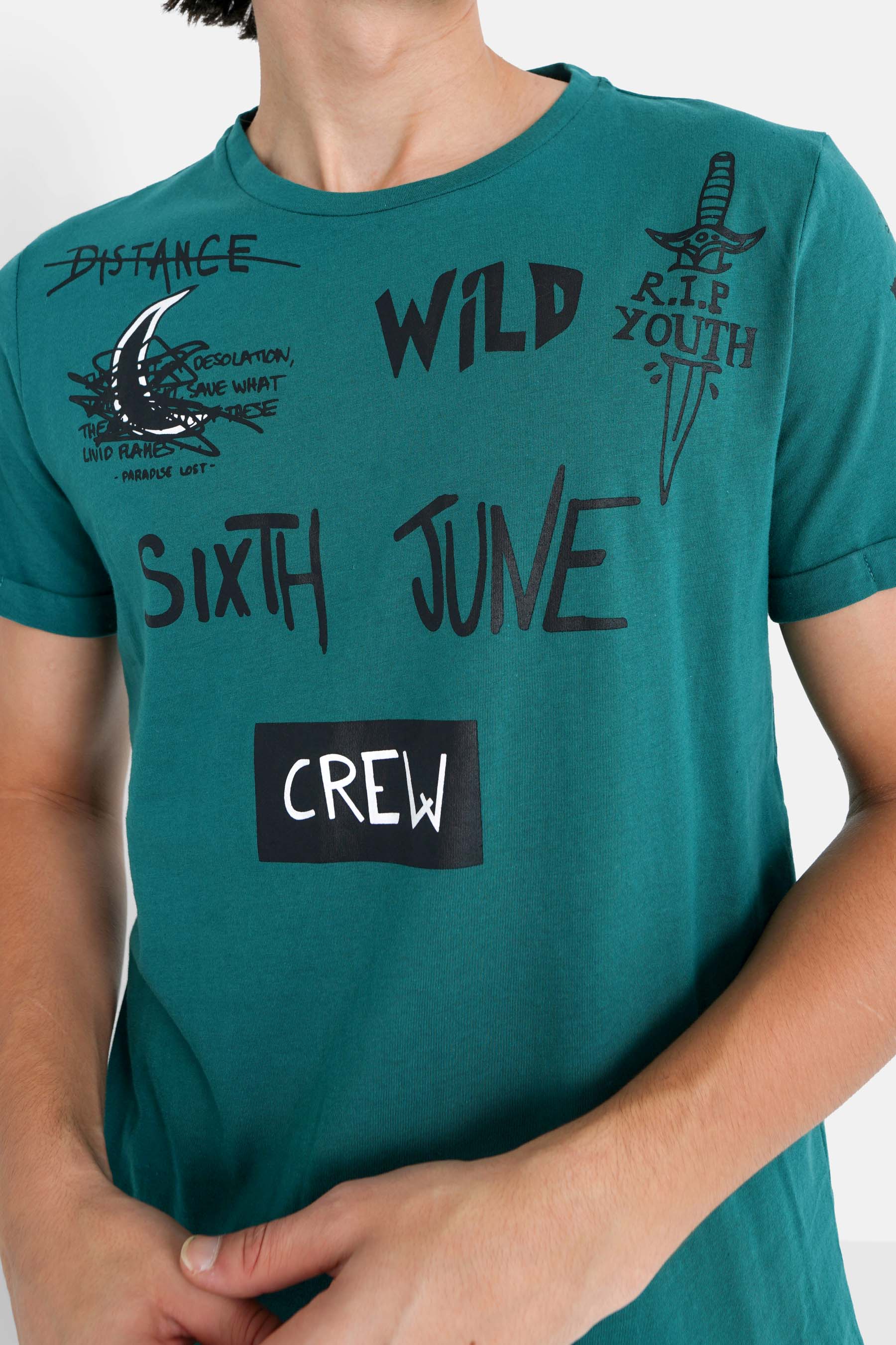 CREW printed s/s t-shirt - Image 3