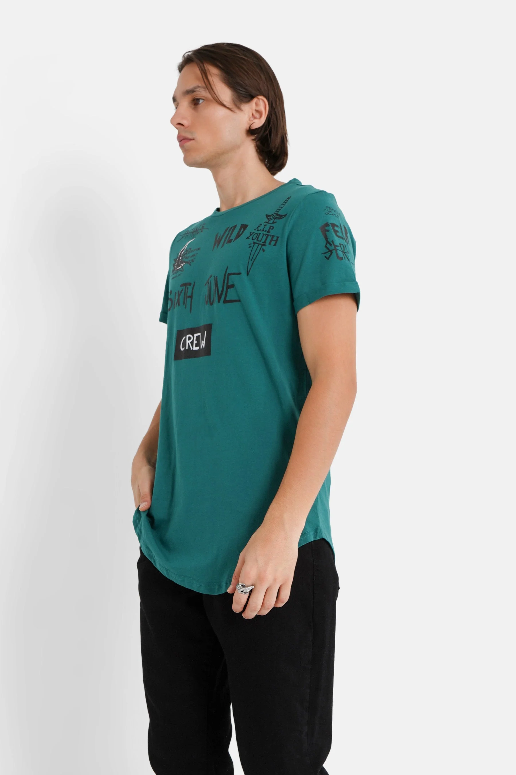 CREW printed s/s t-shirt - Image 4