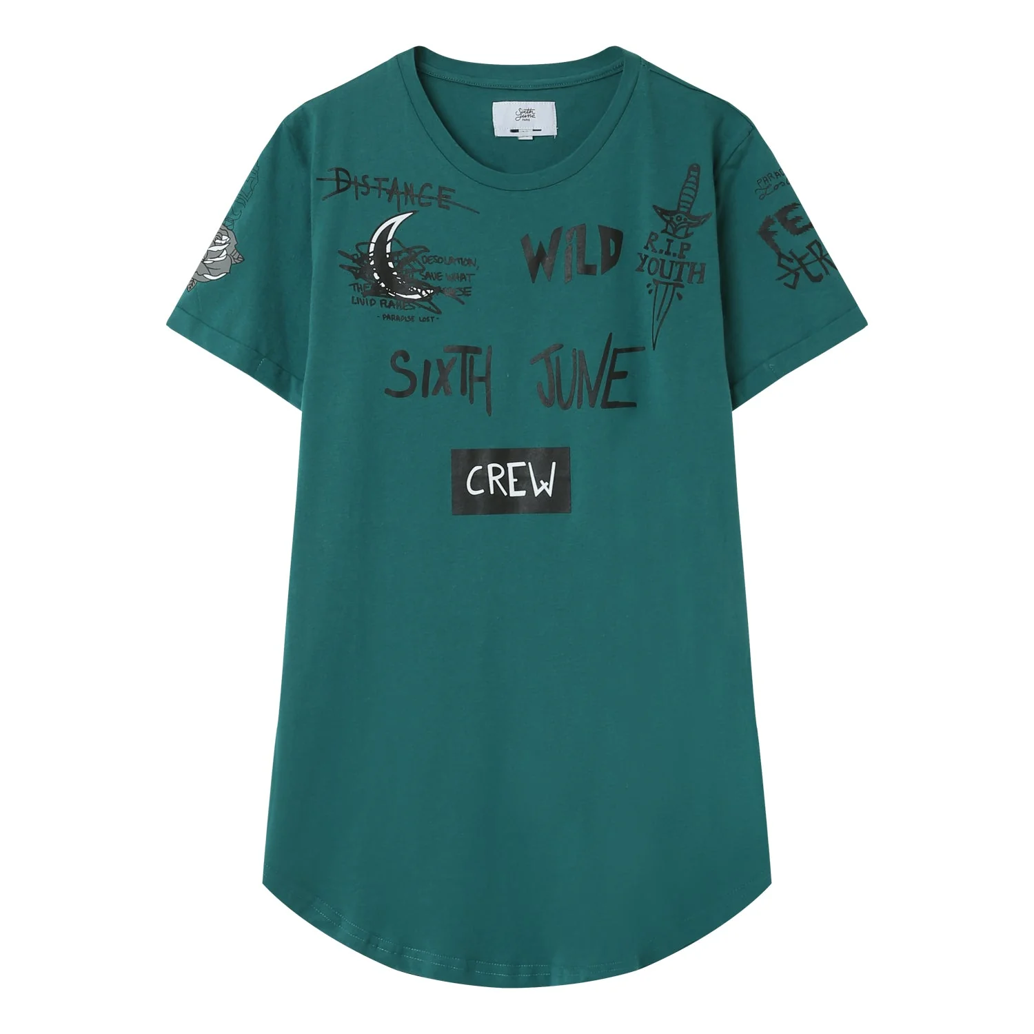 CREW printed s/s t-shirt - Image 6