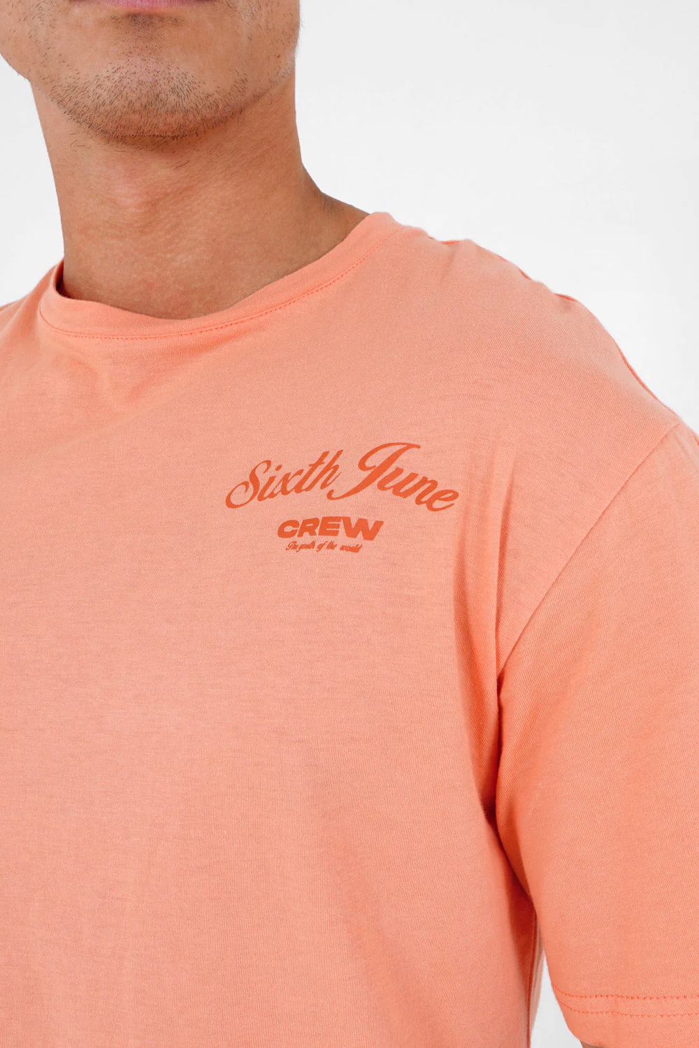 T-shirt logo signature Orange - Image 3