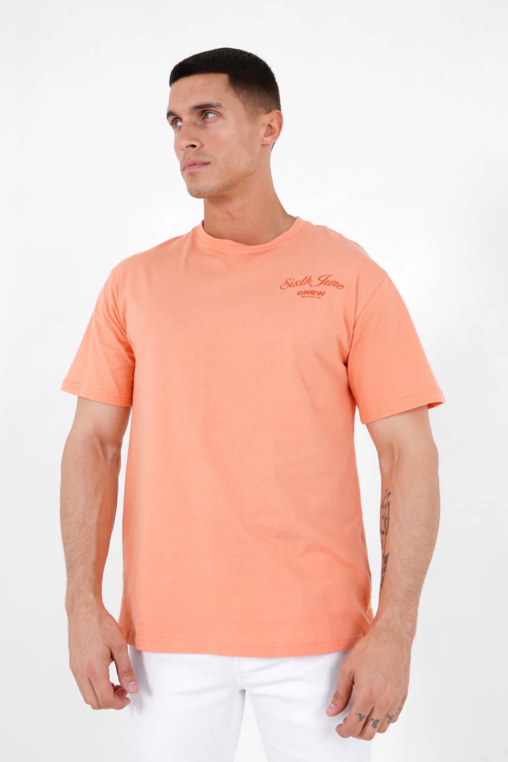 T-shirt logo signature Orange - Image 5