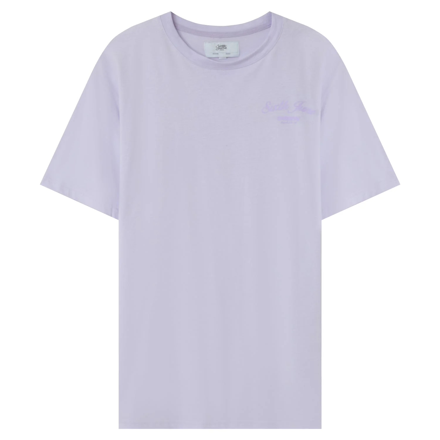 T-shirt logo signature Violet clair - Image 7