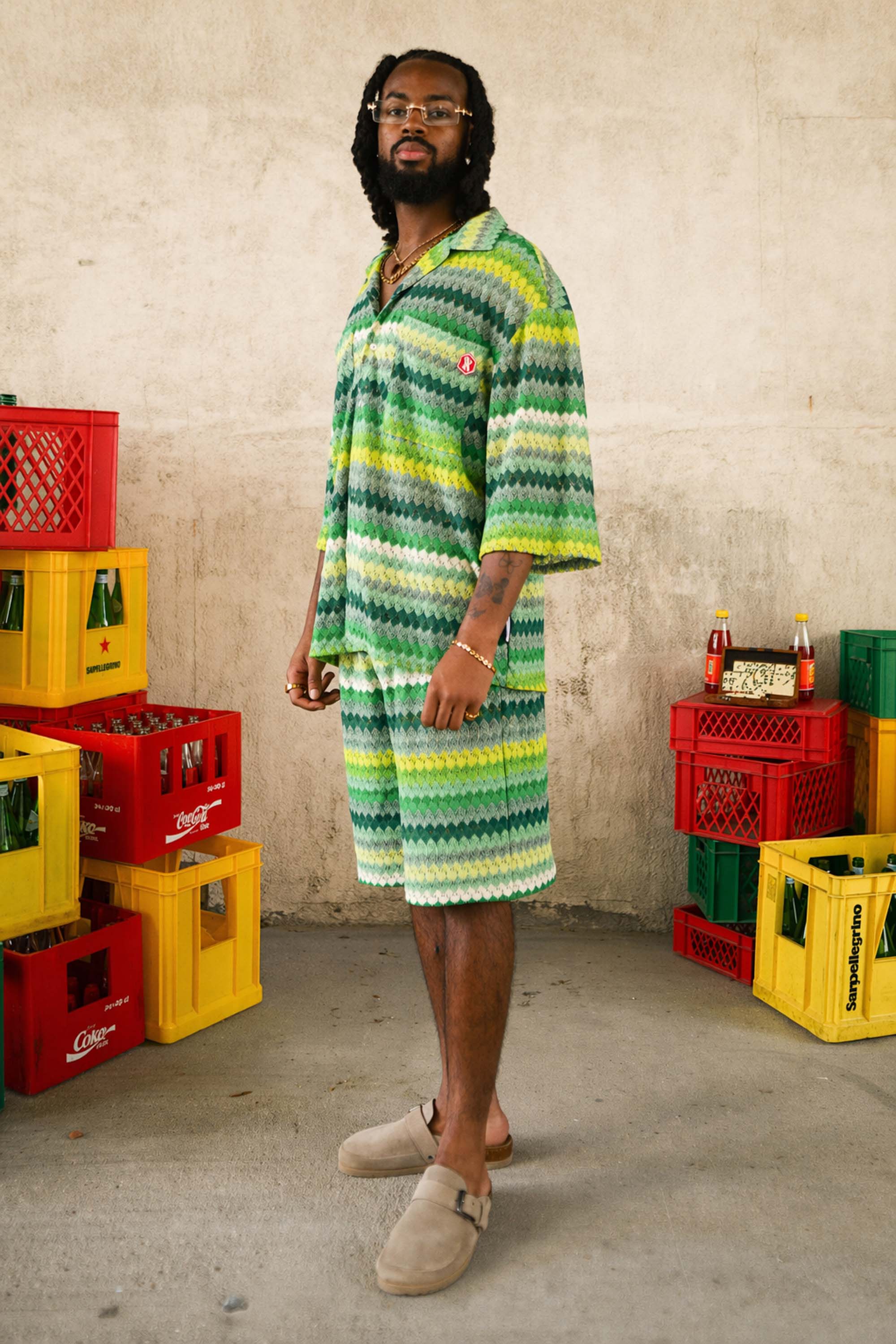 CROCHET colorful oversized short - Image 2