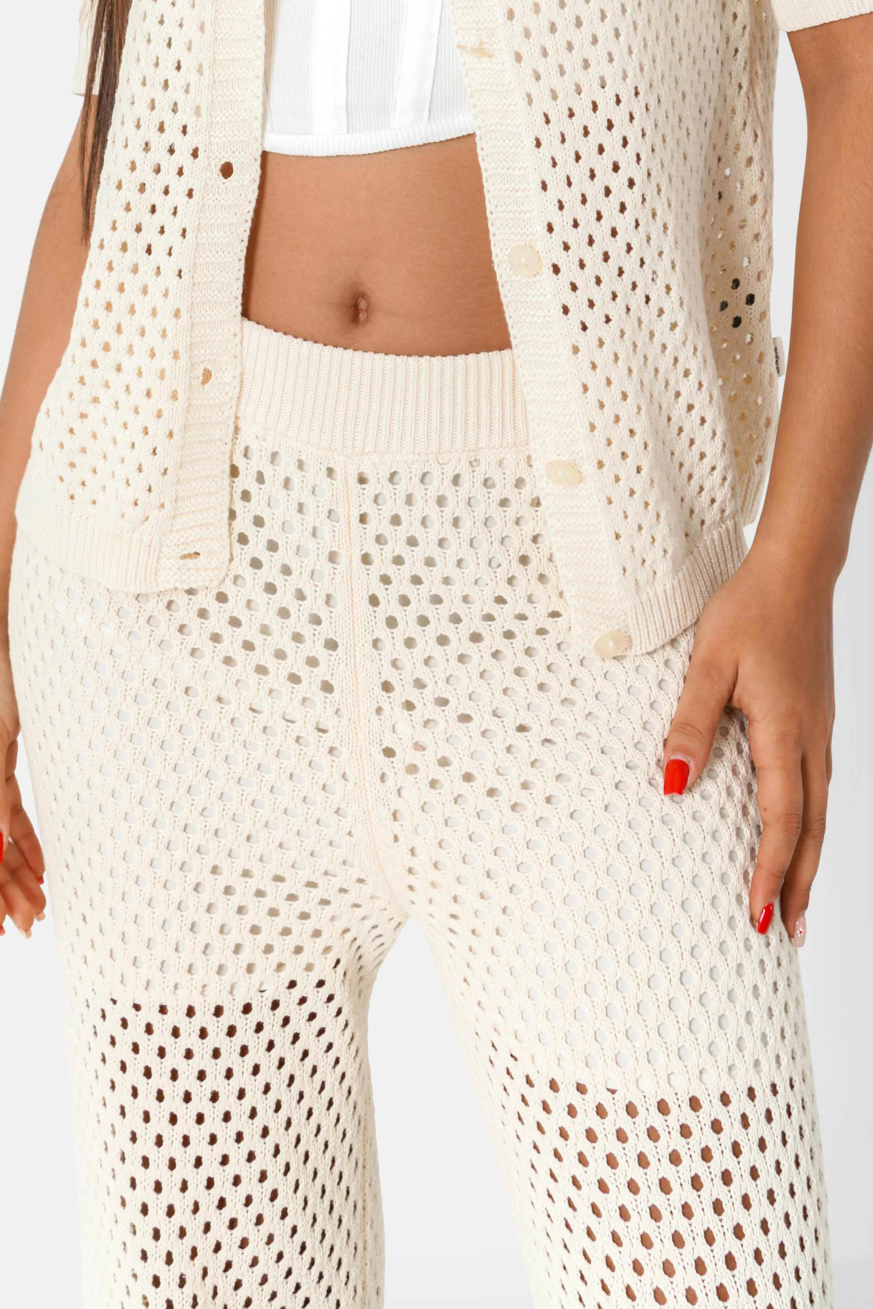 CROCHET knit pant - Image 3