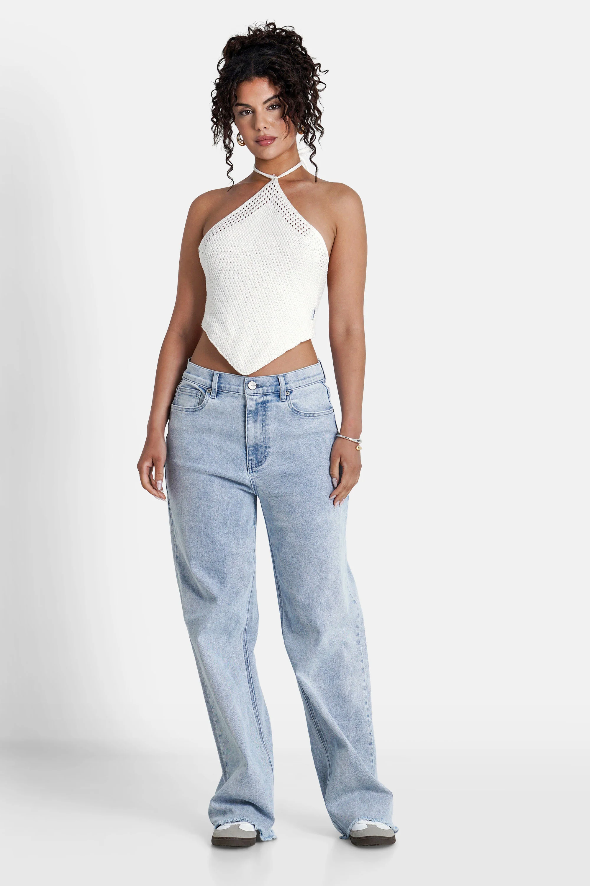CROCHET laced w/s top - Image 2