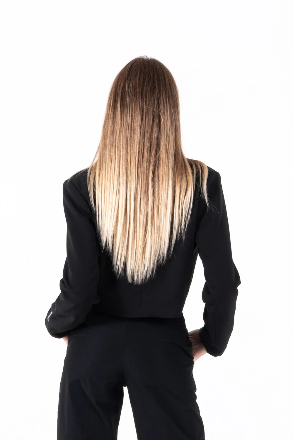Veste blazer court Noir - Image 5