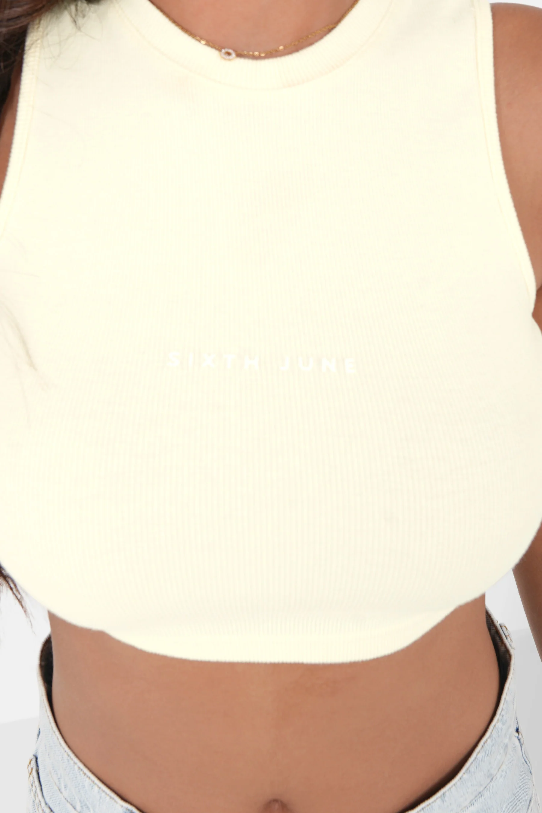 RIBBED basic w/s top - Image 3