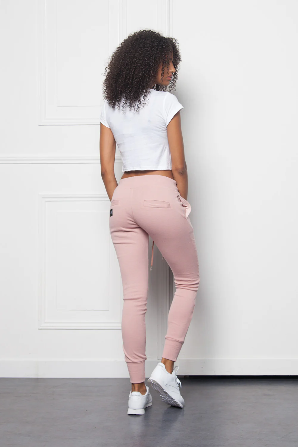 Crop top Parisiennes Women fire effect font white W2630CTS - Image 4