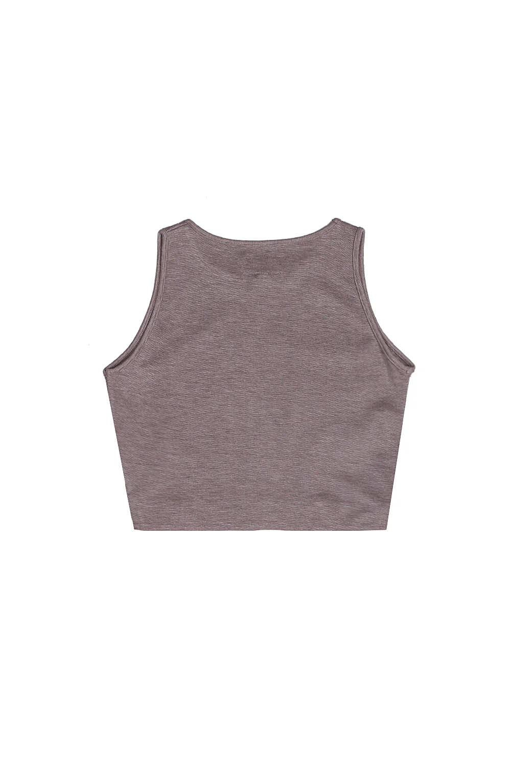 Crop top uni gris clair 1838C - Image 6
