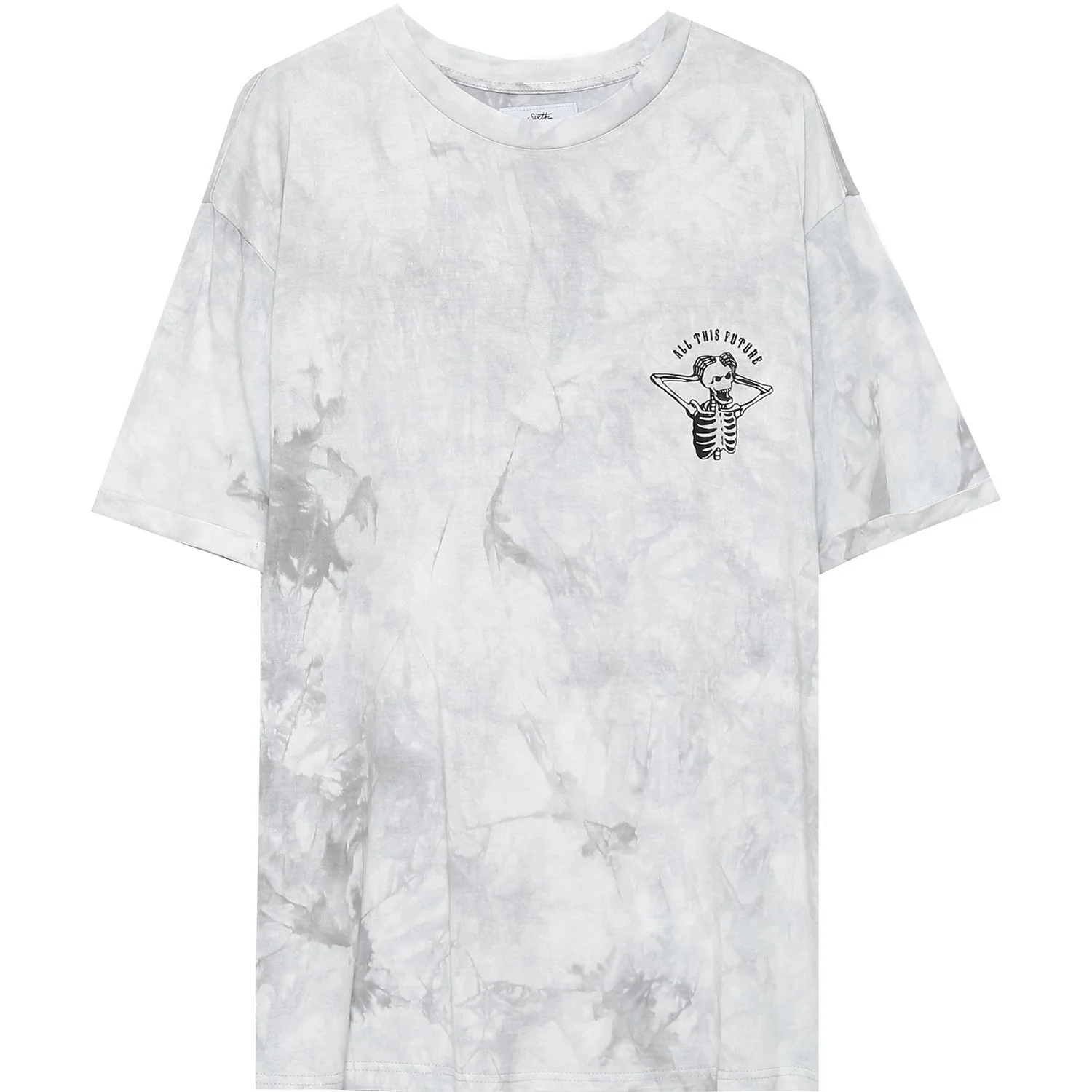 T-shirt global perspective tie dye gris clair - Image 8