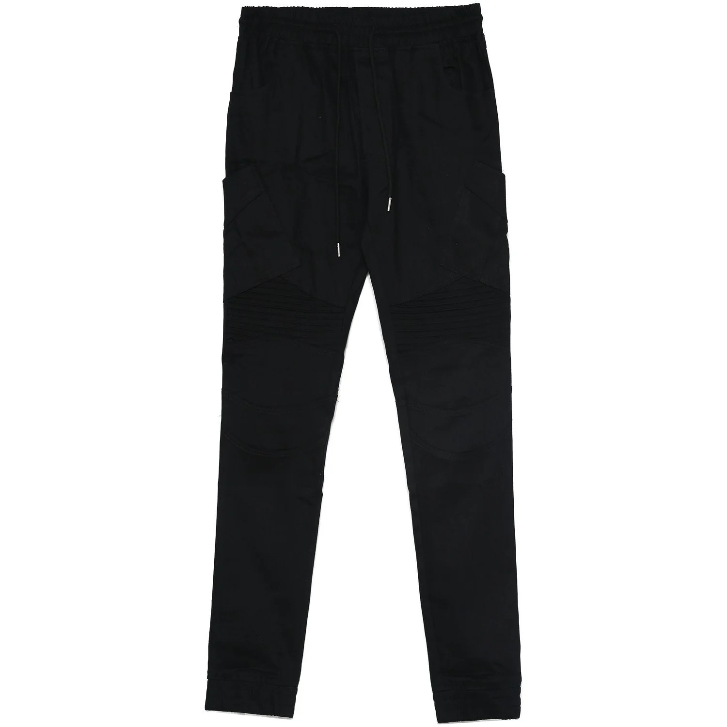 Pantalon cargo biker noir - Image 5