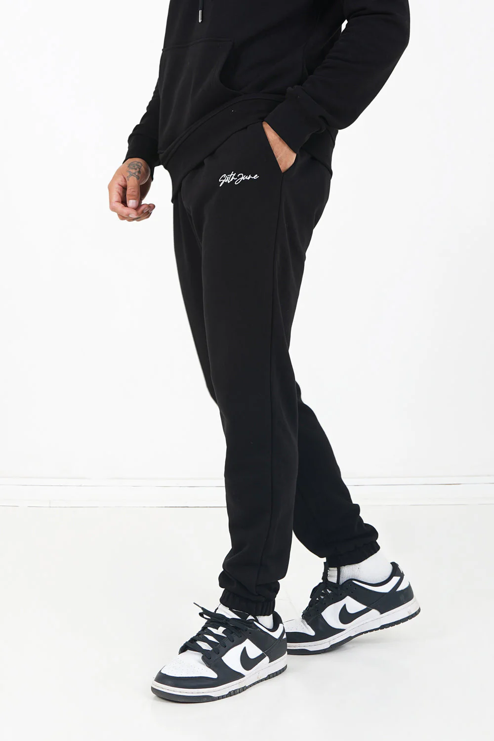 Logo signature jogging Noir - Image 4