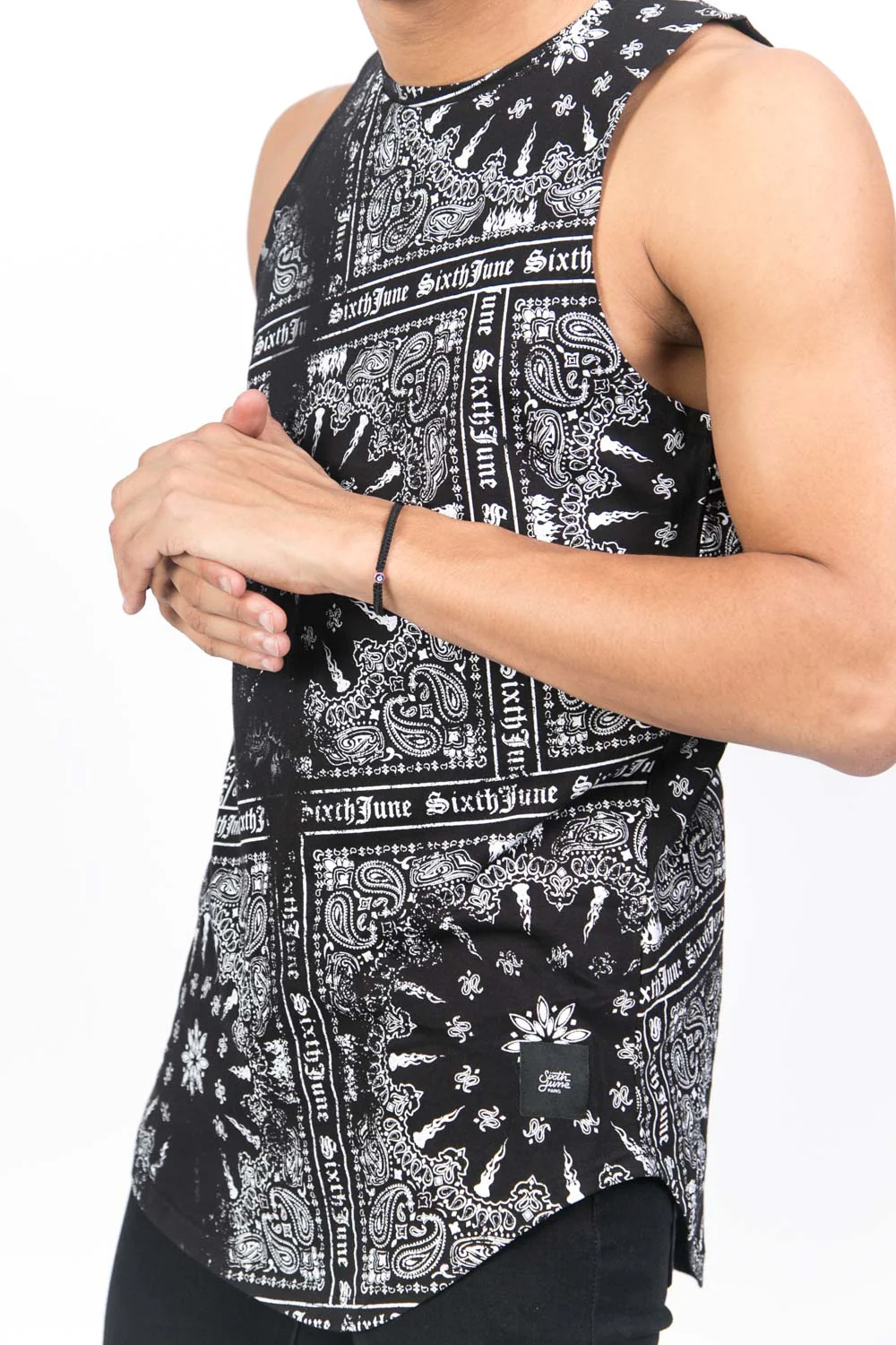 Débardeur bandana noir - Image 6