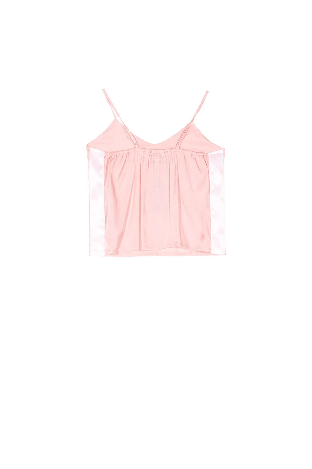 Débardeur bandes satin rose - Image 5