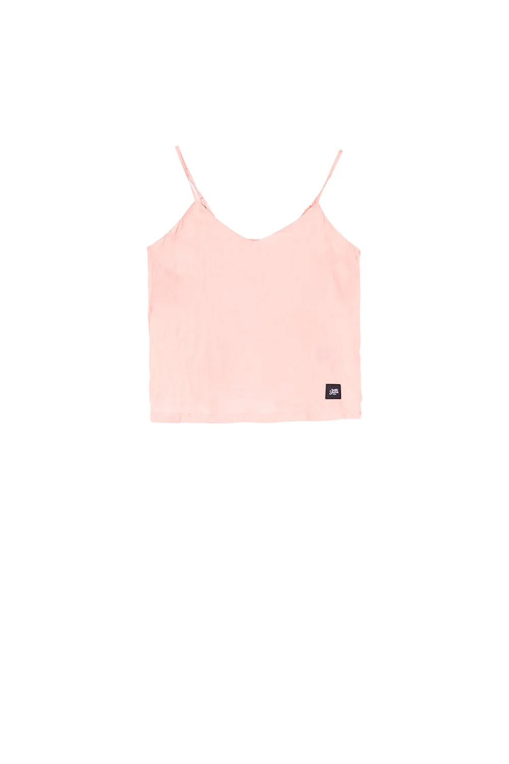 Débardeur bandes satin rose - Image 6