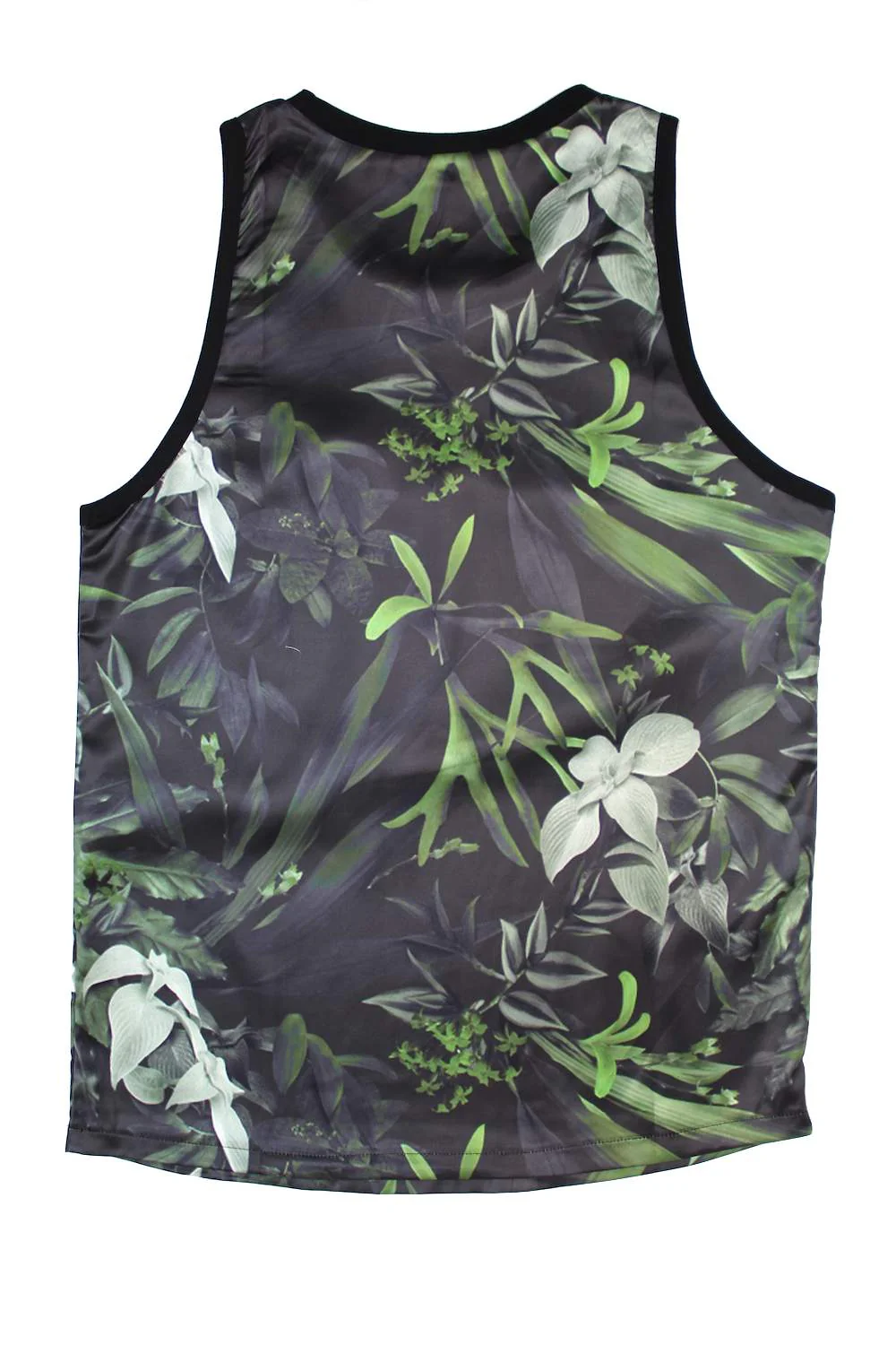 Débardeur plantes simili cuir noir Sixth June - Image 3