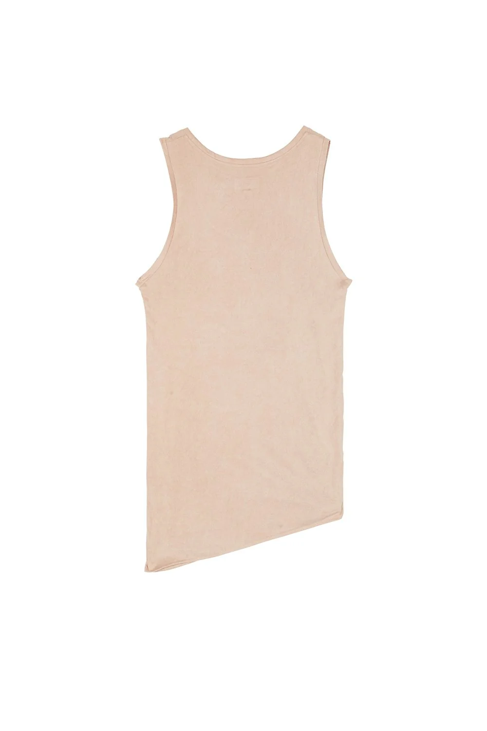 Débardeur suédine asymétrique beige - Image 6