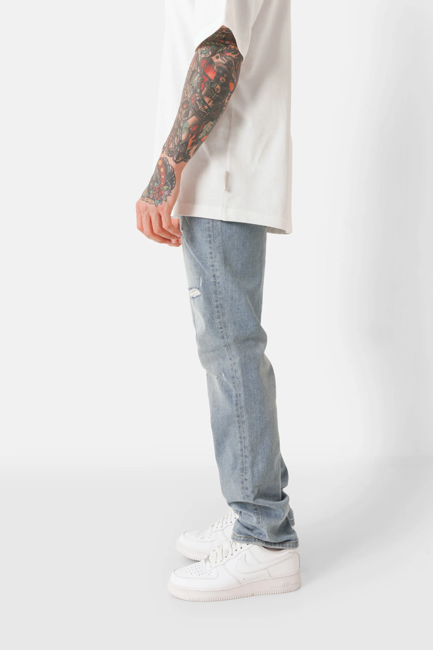 DESTROYED denim jean - Image 4