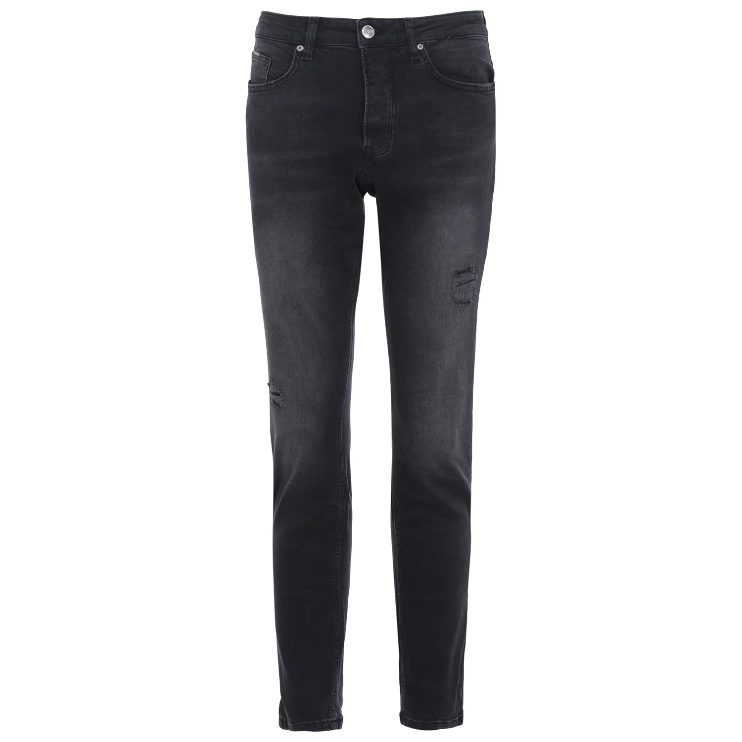 Jean regular délavé Noir - Image 6