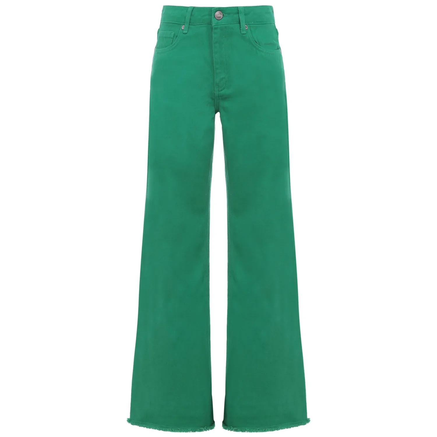 Jean uni large Vert foncé - Image 6