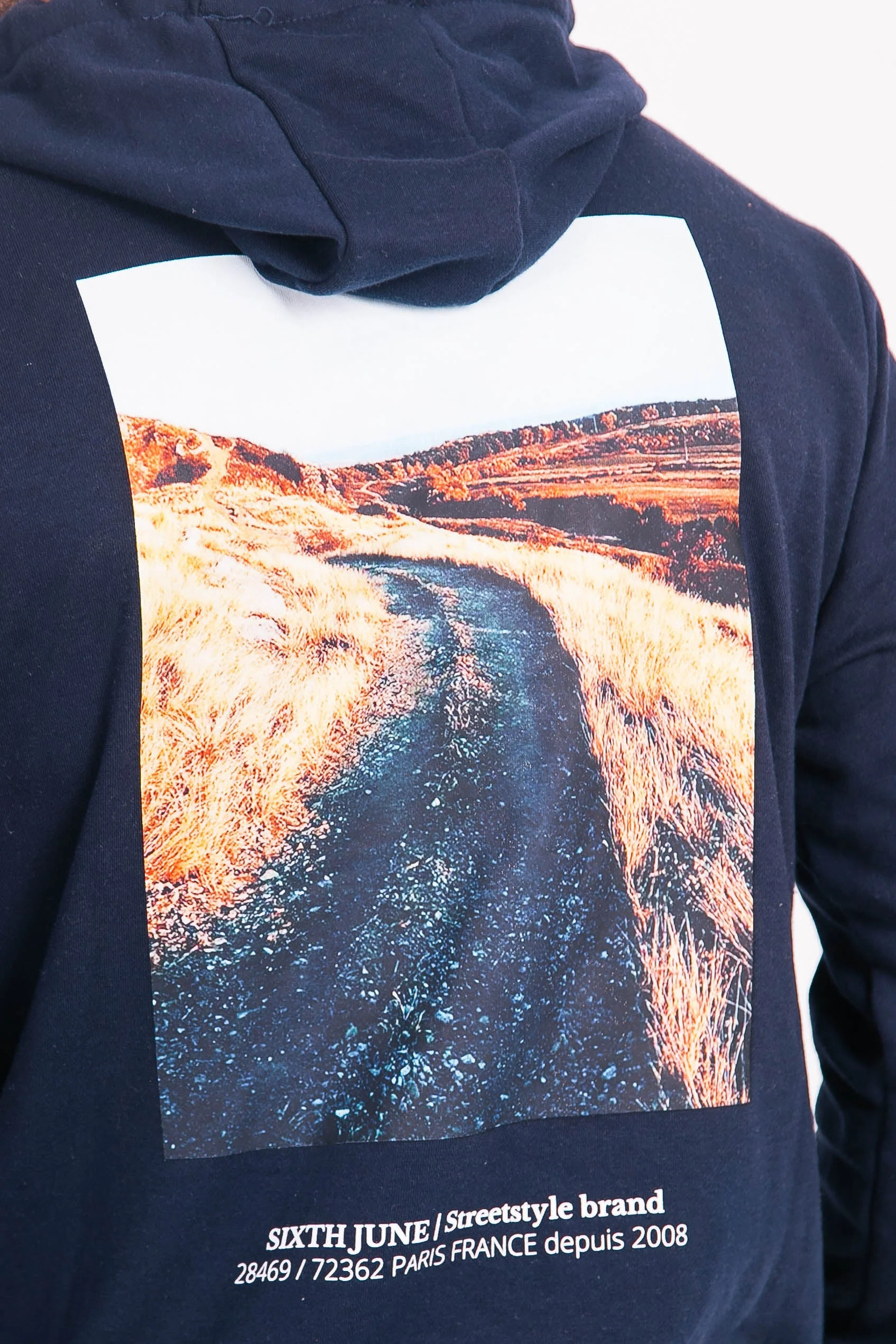 Sweat à capuche desert Bleu foncé - Image 3