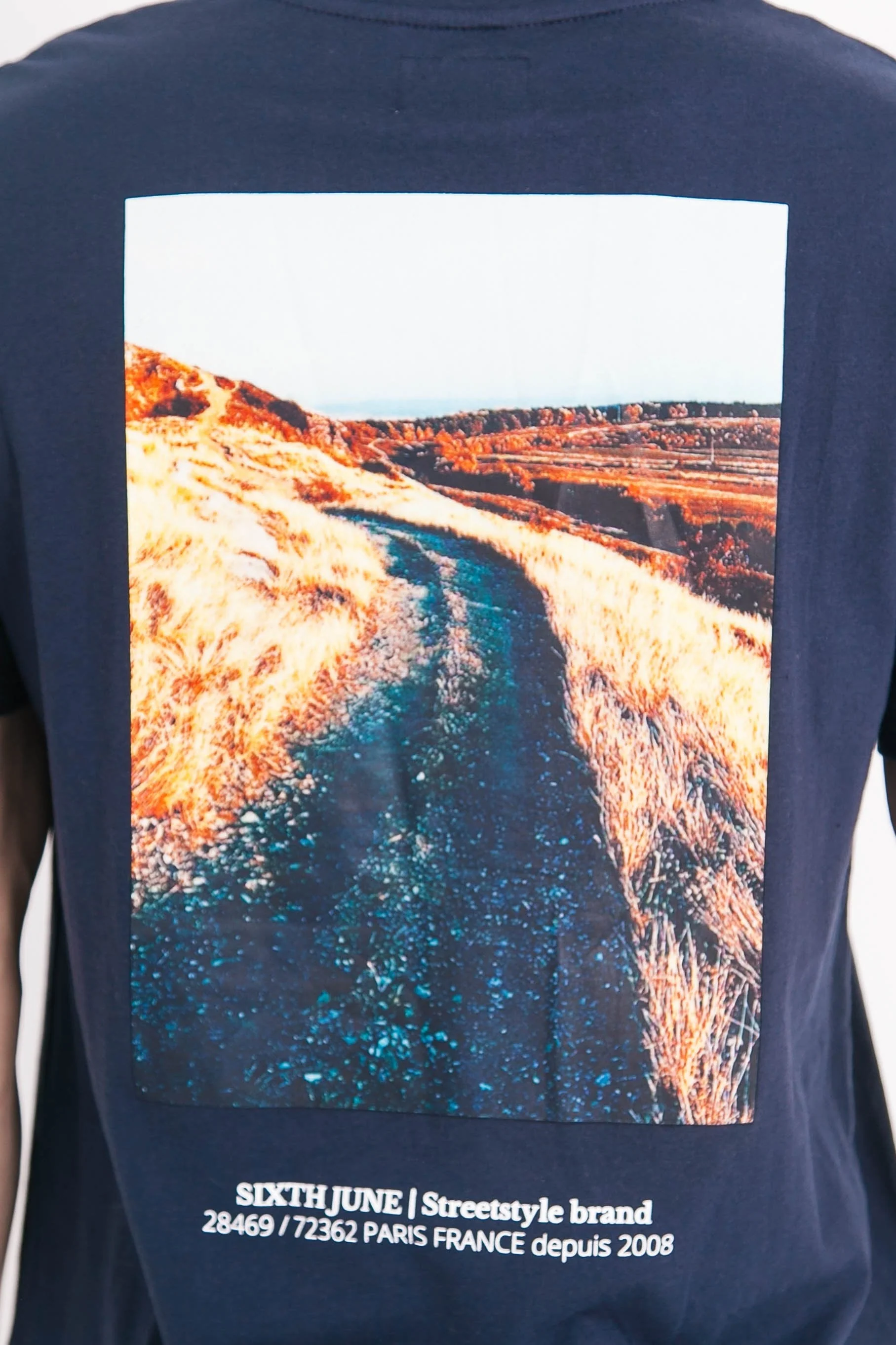 T-shirt manches courtes désert bleu - Image 3