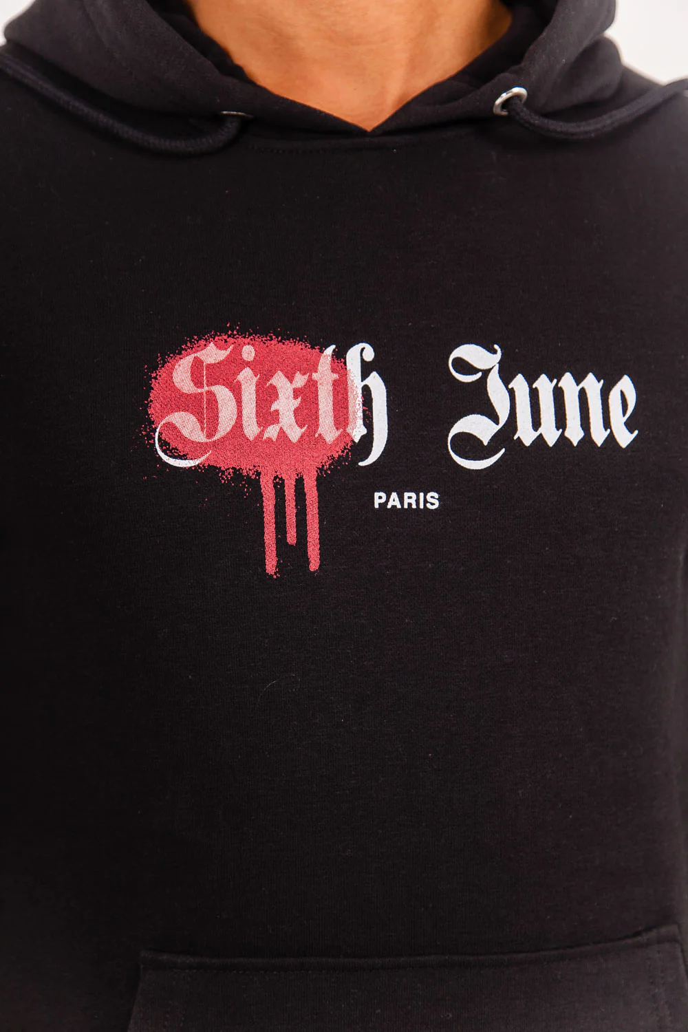 Sweatshirt district Paris noir - Image 3