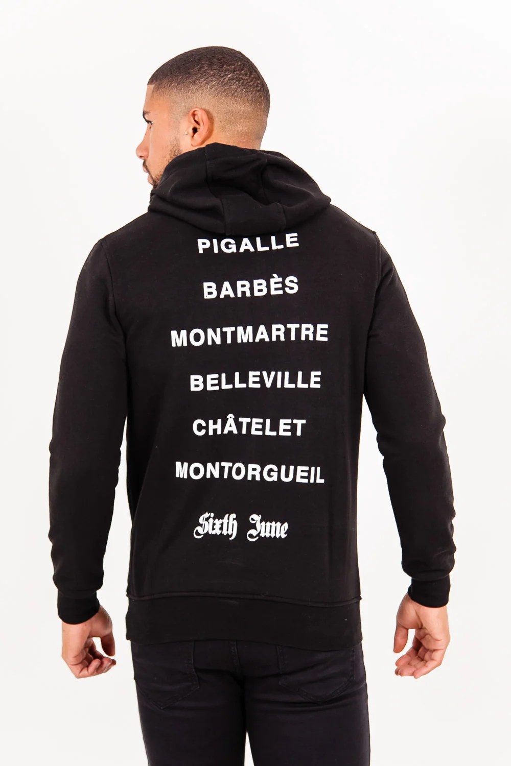 Sweatshirt district Paris noir - Image 5