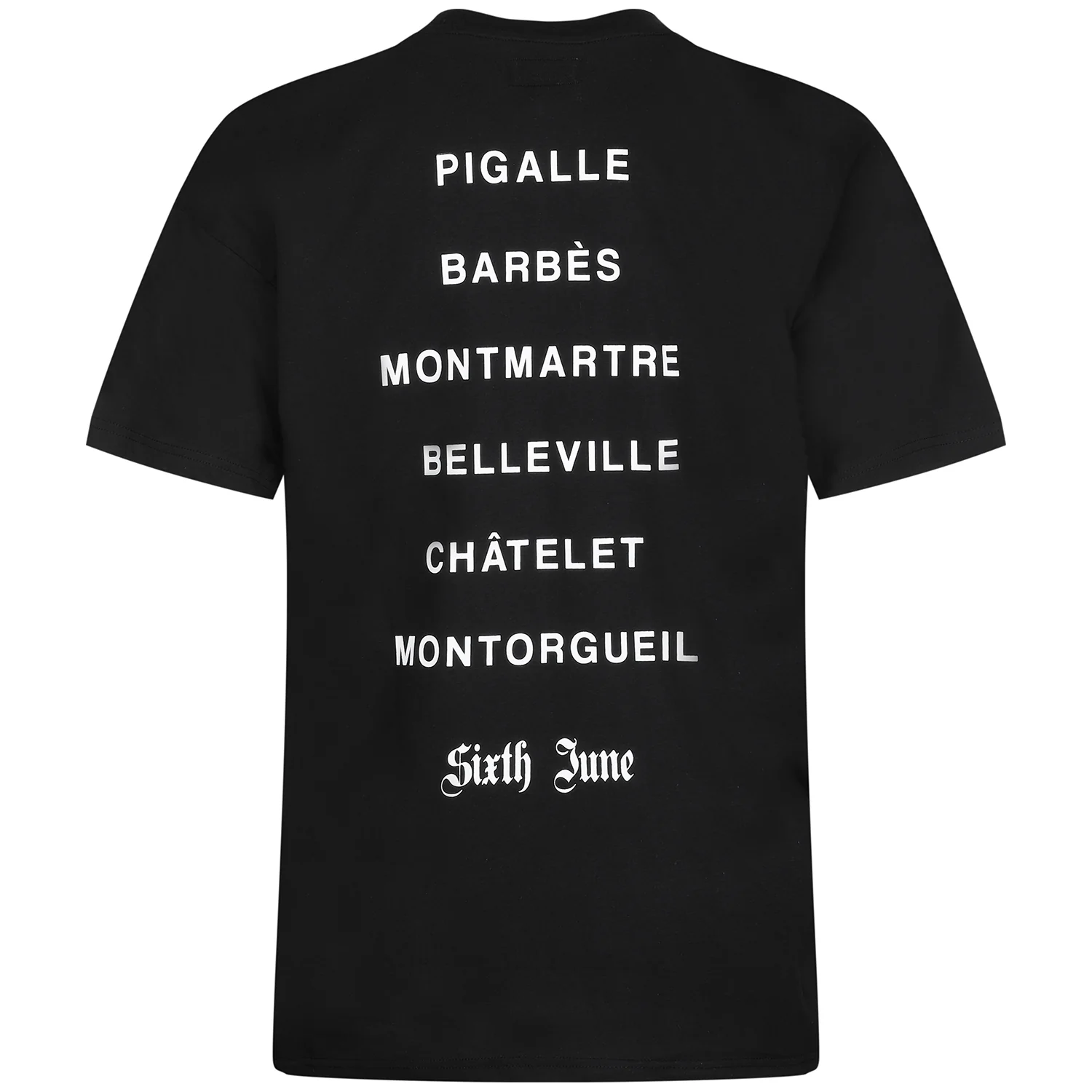 T-shirt district Paris noir - Image 7