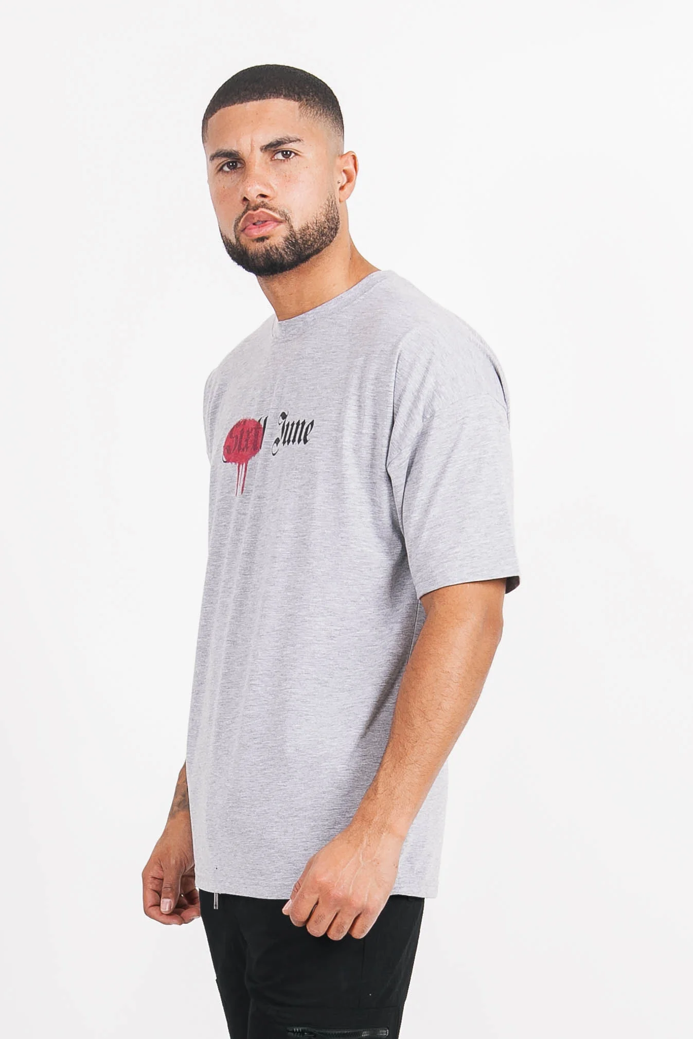 T-shirt district Paris gris - Image 4