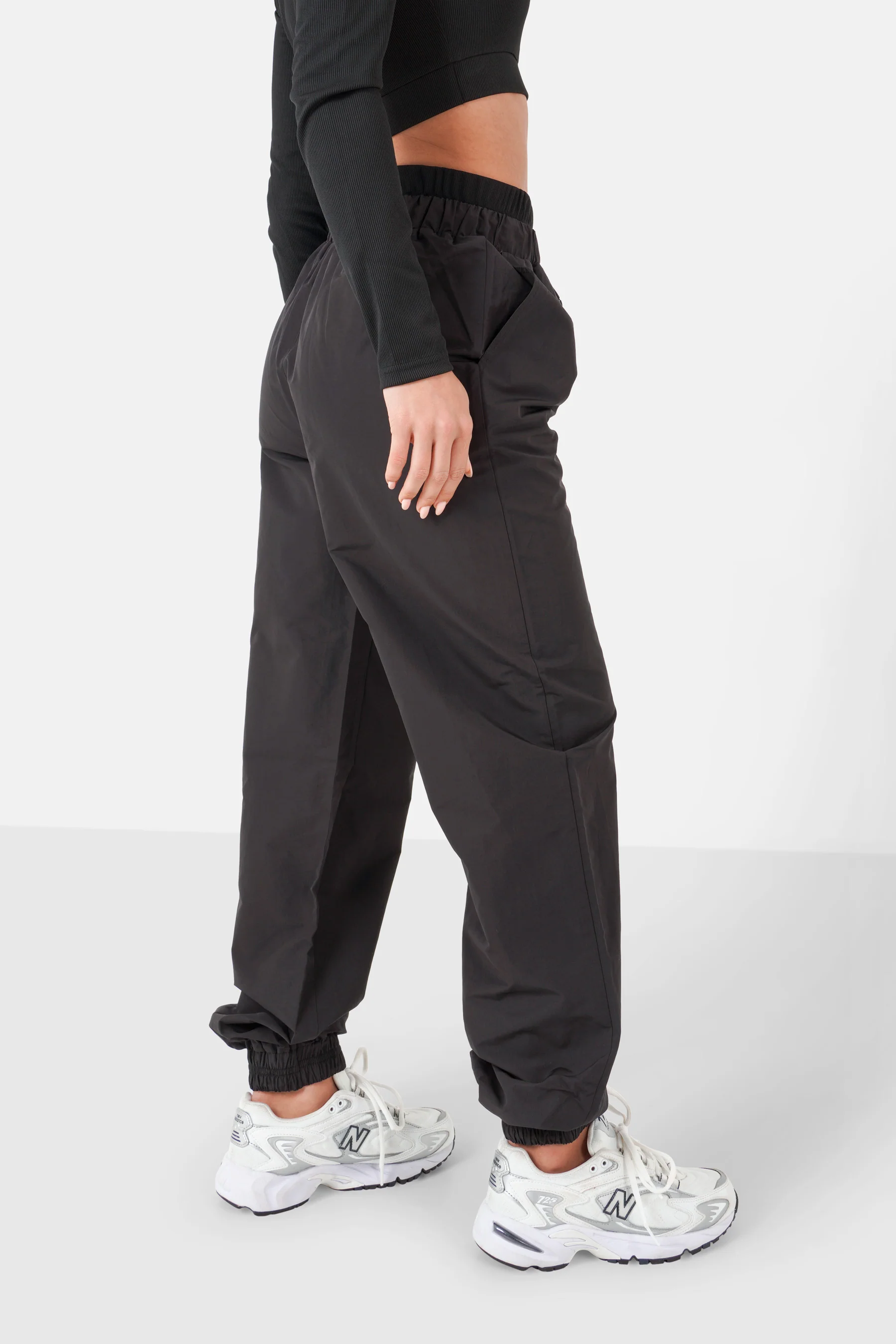 NYLON double waist jogger pant - Image 4