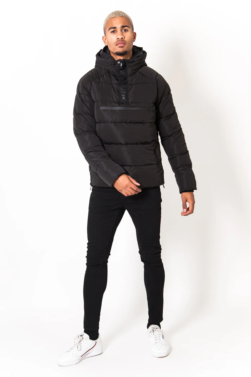 Doudoune enfilable capuche noir - Image 6