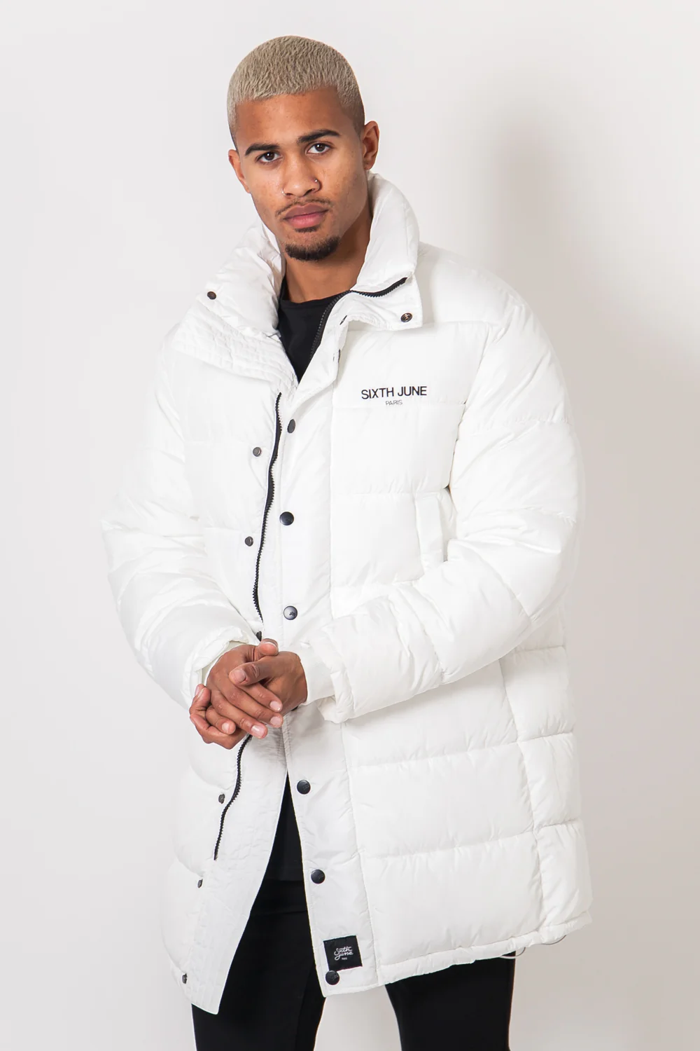 Doudoune longue blanc - Image 2