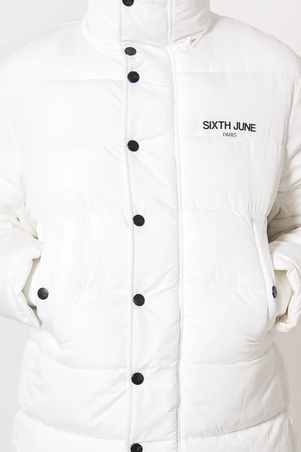 Doudoune longue blanc - Image 3